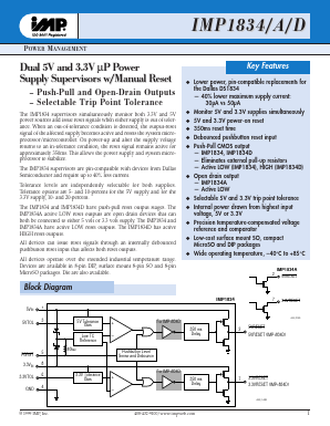 IMP1834D Datasheet PDF A1 PROs co., Ltd.