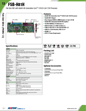 BP-214SH-P8E4-A11 Datasheet PDF AAEON Technology