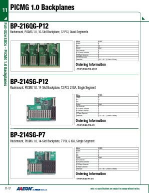 BP-214SG-P12 Datasheet PDF AAEON Technology