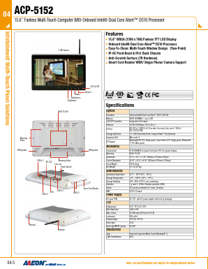 ACP-5152 Datasheet PDF AAEON Technology