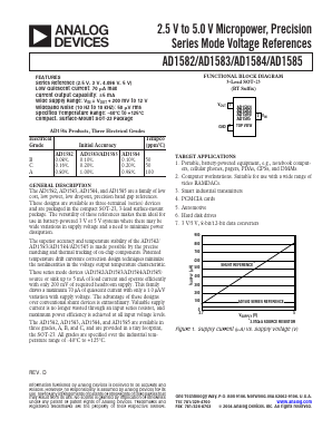 AD1583BRT-REEL7 Datasheet PDF Analog Devices
