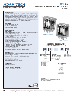RG12AQC5VAC Datasheet PDF Adam Technologies, Inc.