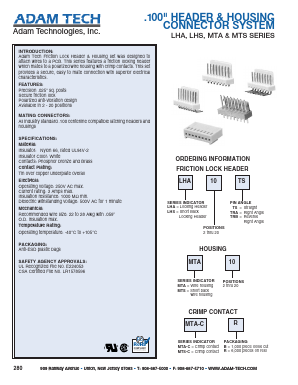 LHA18TRA Datasheet PDF Adam Technologies, Inc.