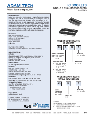 ICS626T Datasheet PDF Adam Technologies, Inc.