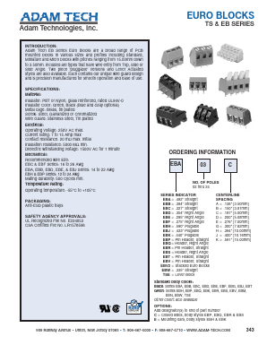 TSE02J Datasheet PDF Adam Technologies, Inc.