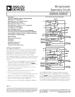 ADM8697 Datasheet PDF Analog Devices
