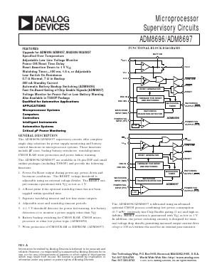 ADM8696ARWZ-REEL Datasheet PDF Analog Devices
