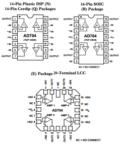 AD704AR-16-REEL Datasheet PDF Analog Devices