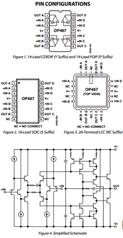 OP467GS Datasheet PDF Analog Devices