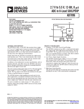 EVAL-AD7896CB Datasheet PDF Analog Devices