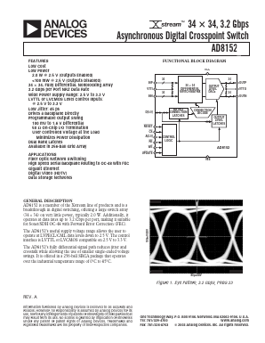 AD8152 Datasheet PDF Analog Devices