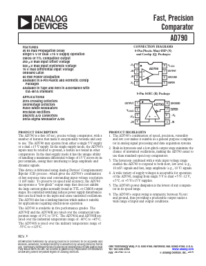 AD790J Datasheet PDF Analog Devices