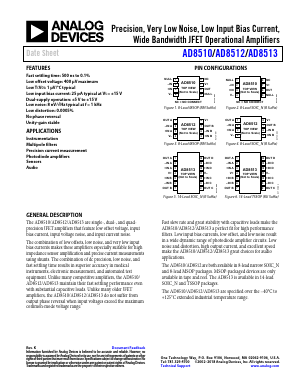 AD8512ARMZ Datasheet PDF Analog Devices