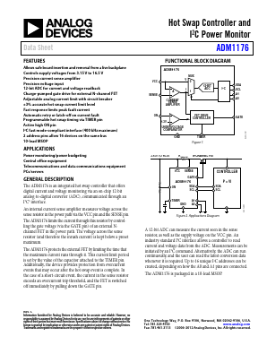 ADM1176 Datasheet PDF Analog Devices