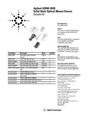ADNS-2030 Datasheet PDF Analog Devices