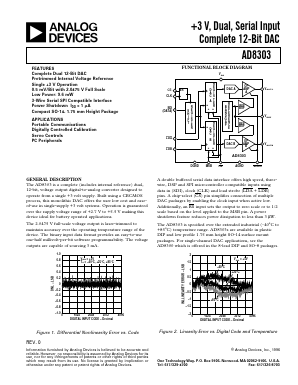 AD8303 Datasheet PDF Analog Devices