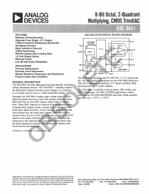 DAC-8841GBC Datasheet PDF Analog Devices