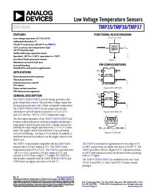 TMP37GRTZ-REEL7 Datasheet PDF Analog Devices