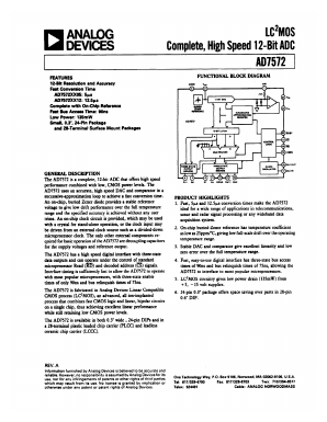 AD7572AQ12/883B Datasheet PDF Analog Devices