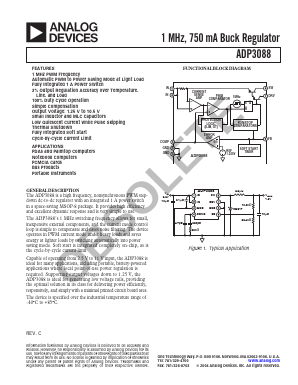 ADP3088ARM-REEL Datasheet PDF Analog Devices