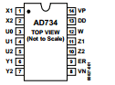 AD734BN Datasheet PDF Analog Devices