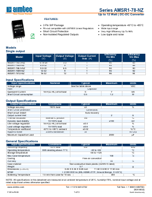 AMSR1-786.5-NZ Datasheet PDF AIMTEC