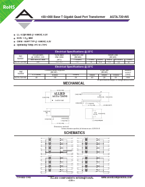 AGTA-7201NS Datasheet PDF Allied Components International