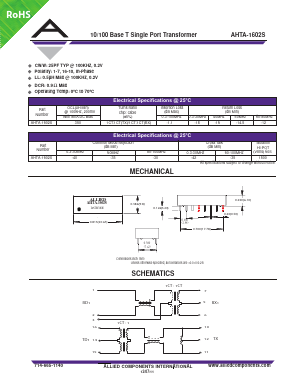 AHTA-1602S Datasheet PDF Allied Components International