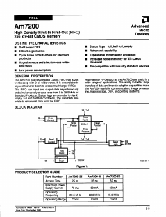 AM7200-50 Datasheet PDF Advanced Micro Devices
