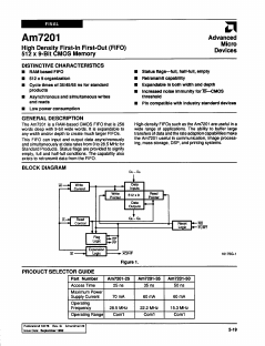 AM7201-35 Datasheet PDF Advanced Micro Devices