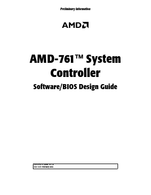 AMD-761 Datasheet PDF Advanced Micro Devices