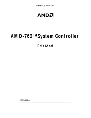 AMD-762 Datasheet PDF Advanced Micro Devices