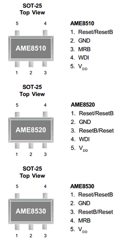 AME8530AEEVGFX46 Datasheet PDF AME, Inc