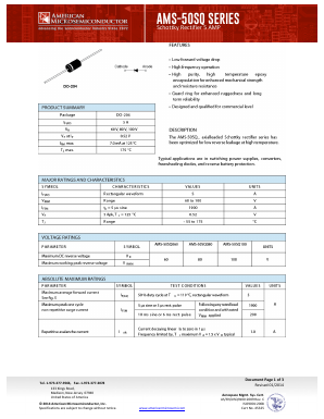 AMS-50SQ060 Datasheet PDF America Semiconductor, LLC
