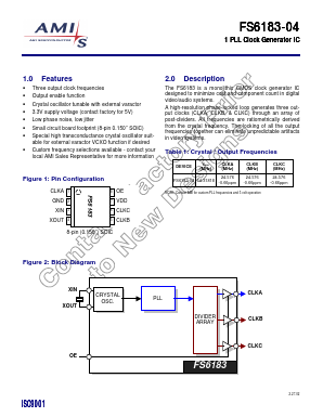 11640-842 Datasheet PDF AMI Semiconductor