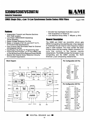 S3506I Datasheet PDF AMI Semiconductor