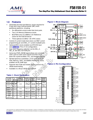FS6158-01 Datasheet PDF AMI Semiconductor