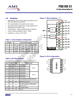 FS6108 Datasheet PDF AMI Semiconductor