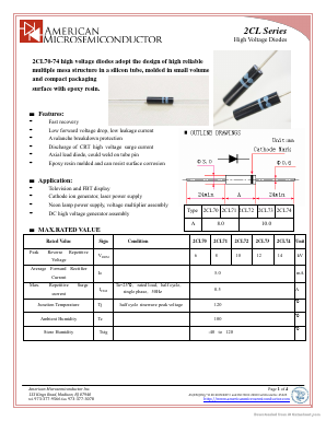 2CL71 Datasheet PDF American Microsemiconductor