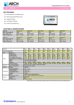 SC48-3.3S Datasheet PDF ARCH Electronics