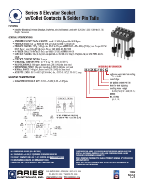 13007 Datasheet PDF Aries Electronics, Inc.