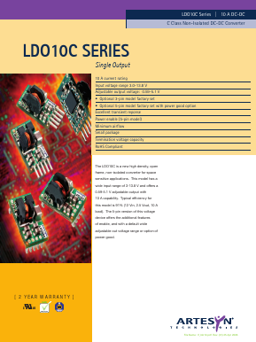 LDO10C-005W05-SJ Datasheet PDF Artesyn Technologies