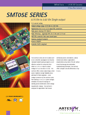 SMT05E Datasheet PDF Artesyn Technologies