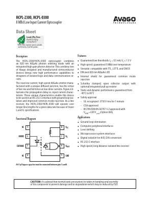 HCPL-2300-360 Datasheet PDF Avago Technologies