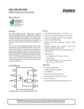 HCPL-2300-500 Datasheet PDF Avago Technologies