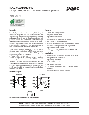HCPL-270L-500 Datasheet PDF Avago Technologies