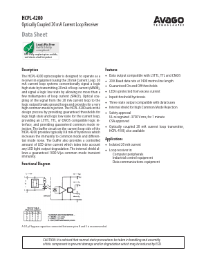 HCPL-4200-300 Datasheet PDF Avago Technologies