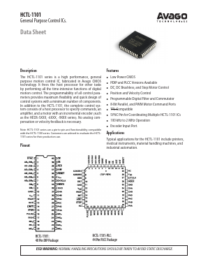 HCTL-1101-PLC Datasheet PDF Avago Technologies