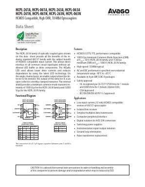 HCPL-063N-500E Datasheet PDF Avago Technologies