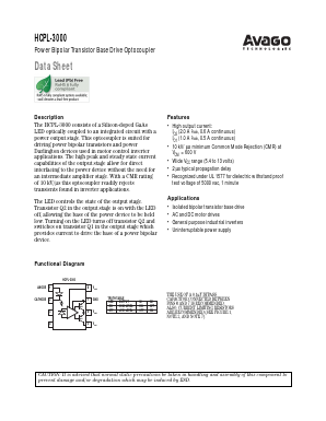 HCPL-3000-300E Datasheet PDF Avago Technologies